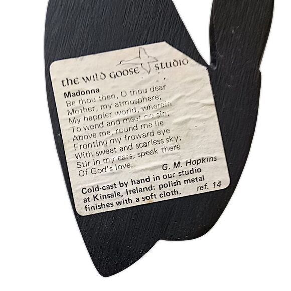 Wild Goose Studio Cast Wall Decor Plaque Madonna of Mercy Virgin Mary Ireland - Picture 8 of 15